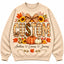 Custom Mama Sweatshirt with Kids Names, Personalized Pumpkin Coquette Bow Fall Sweater