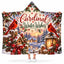 Cardinal Winter Wishes Hooded Blanket, Red Cardinal Lantern Christmas Bird Gift