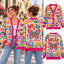 Colorful Dolly A Life In Full Color Christmas Knitted Cardigan, Autumn Sweater