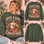 Retro Christmas Ornament Santa Mug & Gingerbread Sweatshirt