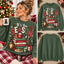 It's The Season Christmas Bookworm Stack Graphic Sweatshirt