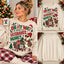 Retro Christmas Shopping Season Goose Crewneck Sweatshirt