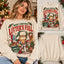 Grumpy Cat In Bathrobe Christmas Litter Box Graphic Sweatshirt