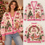 Personalized Name Cozy Mrs. Smiths Christmas Knitted Cardigan, Cozy Winter Outfit Sweater