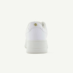 The Metro: Platform Court Shoe - White