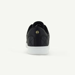 Voltaire: Quilted Court Shoe - Black