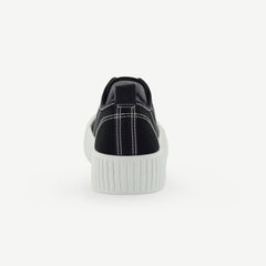 Court Royale: Vulcanized Court Shoe - Black/White
