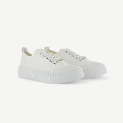 Court Royale: Vulcanized Court Shoe - White