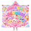 Just A Girl Who Loves Squishies Hooded Blanket, Kawaii Pastel Rainbow Gift