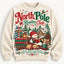 North Pole Readers Club Sweatshirt, Cozy Snowman Book Lover Christmas Sweater