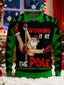 Santa Working It At The Pole Ugly Christmas Sweater Funny Ugly Xmas Sweaters Gifts For Men