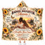 Personalized To My Badass Daughter Hooded Blanket, Sunflower Crown Gift Love Mom