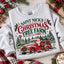 Vintage Santa Christmas Tree Farm Sweatshirt, Winter Sweater Outfit