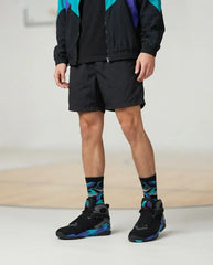Aqua 2015 Sneaker Match Socks – Air Jordan 8 Retro Inspired Mid-Cut Crew Socks