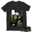 Chillin' Snoopy Shirt To Match Air Foamposite Pro Black Camo Unisex Cotton Graphic Tee