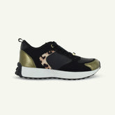 Bastille: Retro Runner - Black/Animal Print