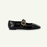 Mariana: Flat Mary Jane - Black