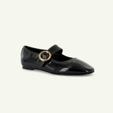 Mariana: Flat Mary Jane - Black