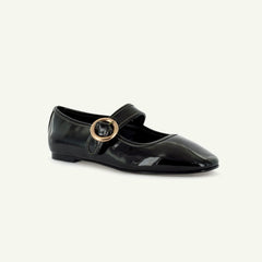 Mariana: Flat Mary Jane - Black
