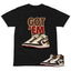 Got Em Sneaker Shirt To Match Air Jordan 1 Love Letter Unisex Cotton Graphic Tee