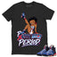 Pretty Boop Period Shirt To Match Air Jordan 6 x Awake NY Midnight Navy Unisex Cotton Graphic Tee