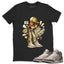 Talk To The Hand Shirt To Match Air Jordan 3 Retro Laser Palomino Unisex Cotton Graphic Tee