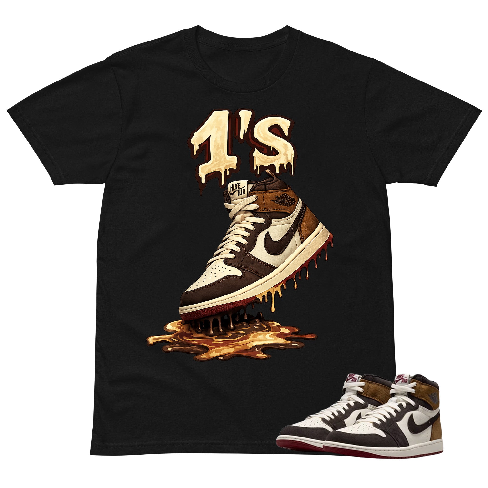 1's Dripping Shirt To Match Air Jordan 1 Love Letter Unisex Cotton Graphic Tee