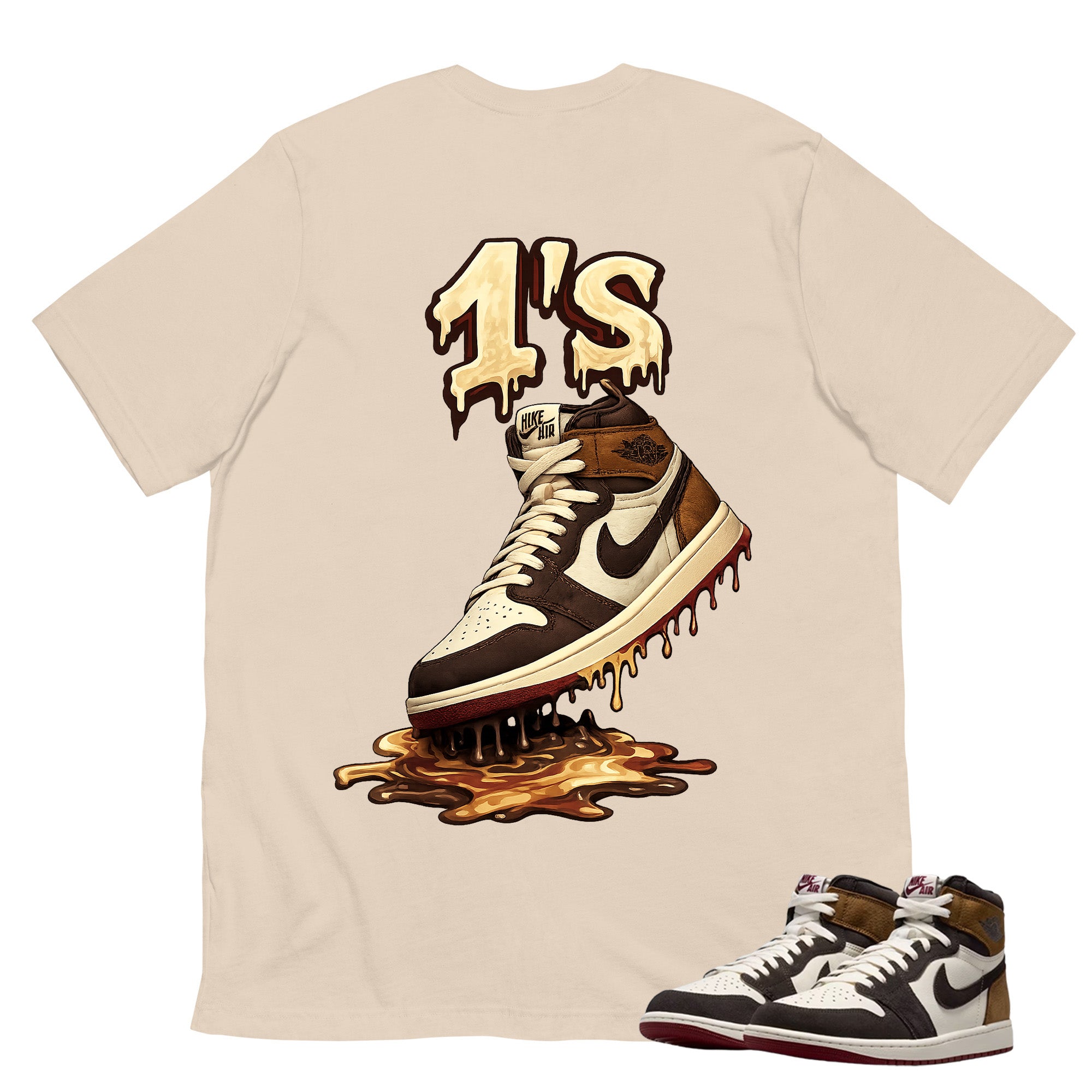 1's Dripping Shirt To Match Air Jordan 1 Love Letter Unisex Cotton Graphic Tee