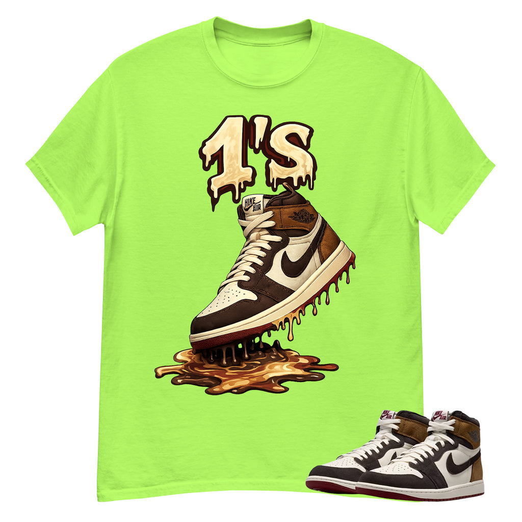 1's Dripping Shirt To Match Air Jordan 1 Love Letter Unisex Cotton Graphic Tee