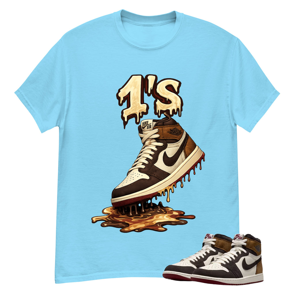 1's Dripping Shirt To Match Air Jordan 1 Love Letter Unisex Cotton Graphic Tee