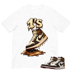 1's Dripping Shirt To Match Air Jordan 1 Love Letter Unisex Cotton Graphic Tee