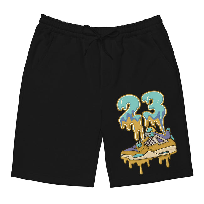 23 Dripping Mens Fleece Shorts, Union LA x Air Jordan 4 Retro 'Desert Moss Men Shorts Hover Image