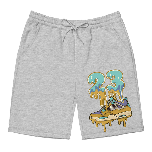 23 Dripping Mens Fleece Shorts, Union LA x Air Jordan 4 Retro 'Desert Moss Men Shorts Main Image