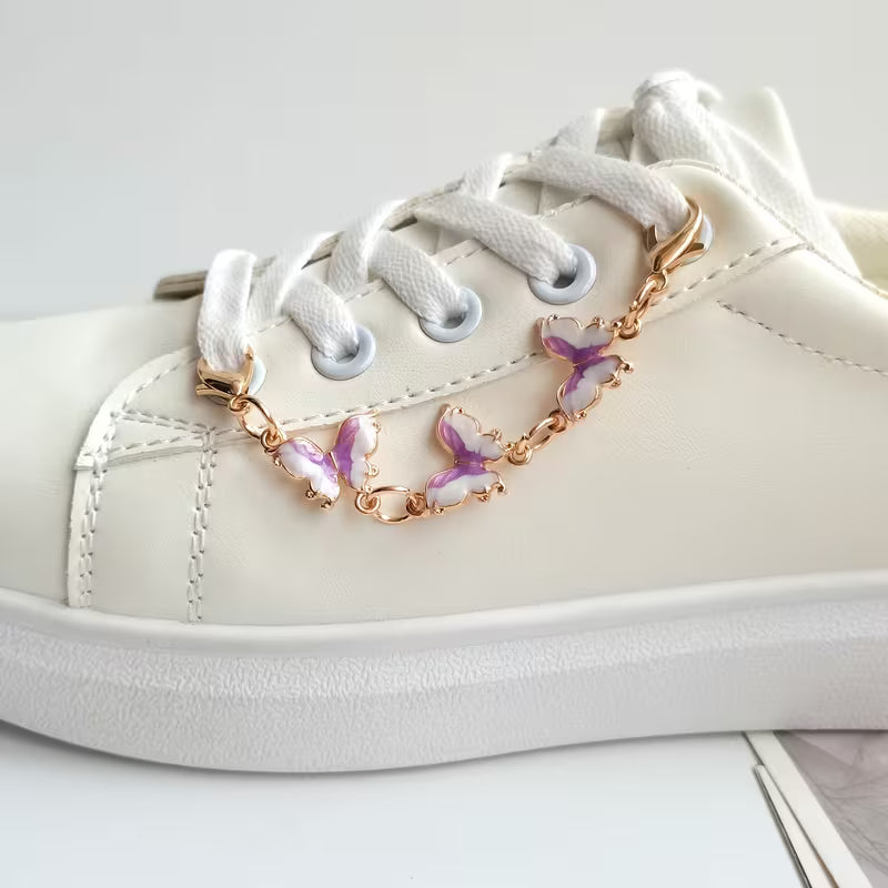 2pcs New Fashionable and Exquisite Alloy Pink Shoe Charms