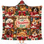 Baked With Christmas Love Dog Hooded Blanket, Festive Christmas Pet Lover Gift