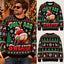 Funny Mooning Santa Ugly Ass Sweater Christmas Party
