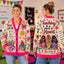 Personalized Cheerful Teacher in Classroom Christmas Knitted Cardigan, Autumn Sweater