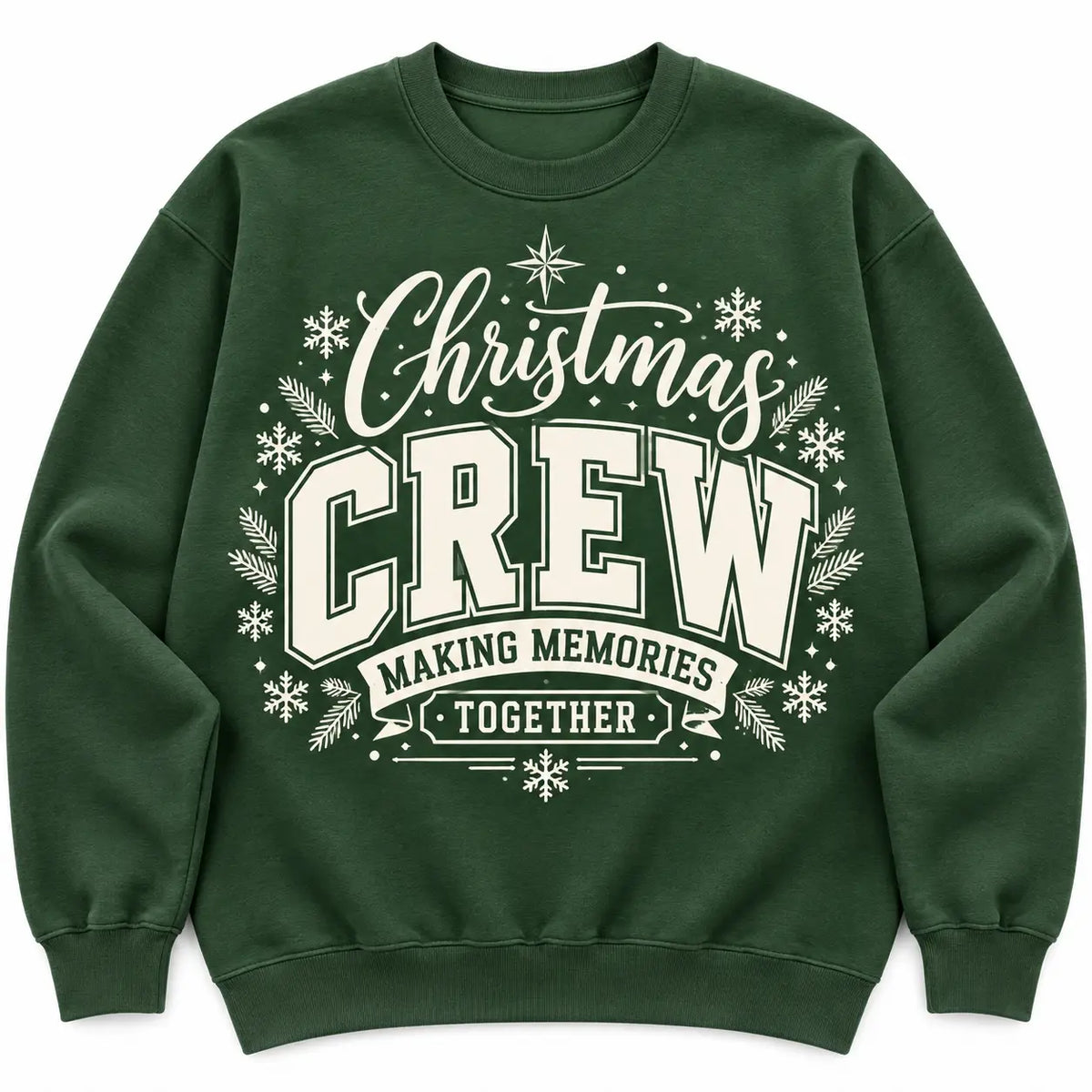 Christmas Crew Sweatshirt, Matching Family Holiday Making Memories Together Sweater