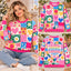 Dolly Inspired Coat Of Many Colors Quote Back Graphic Sweatshirt