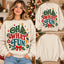 Cute Oh What Fun Christmas Ribbon Bow Graphic Sweatshirt