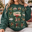 Cozy Christmas Caroler Twelve Days Of Christmas Sweatshirt, Winter Sweater Outfit