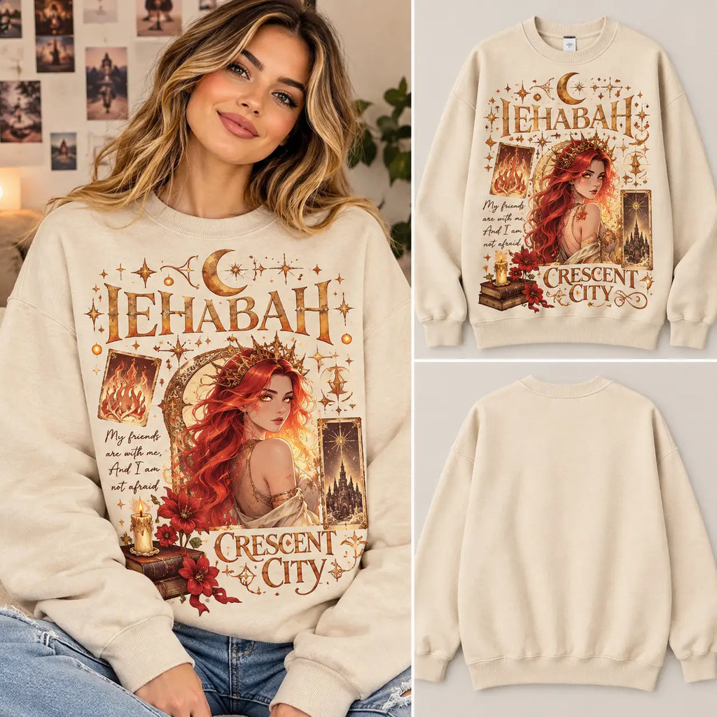 Vintage Lehabah Fire Sprite Crescent City Sand Graphic Sweatshirt