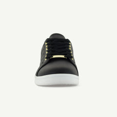 Voltaire: Quilted Court Shoe - Black
