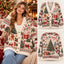'Tis the Season Christmas Gingerbread Man & Hot Cocoa Knitted Cardigan