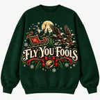 Fly You Fools Gandalf Christmas Sweatshirt, Winter Sweater Outfit
