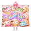 Personalized Kawaii Dumpling Hooded Blanket, Custom Name Dim Sum Foodie Gift