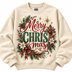 Merry CHRISTmas Christian Sweatshirt – Keep CHRIST In Christmas Cross Crewneck