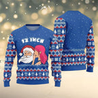 Naughty Santa 12 Inch Ugly Christmas Sweater Funny Adult Christmas Gifts For Boyfriend