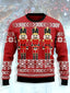 Nutcracker Soldiers Christmas Ugly Sweater Best Ugly Christmas Sweaters Gifts For Men