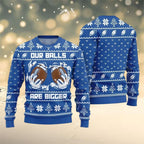 Our Balls Are Bigger Ugly Christmas Sweater Xmas Jumpers Game Day Gifts For Football Lovers